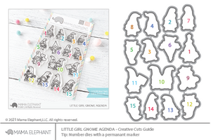 Little Girl Gnome Agenda - Creative Cuts