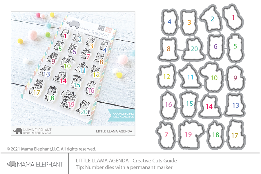 Little Llama Agenda - Creative Cuts