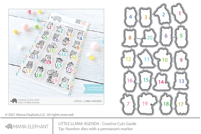 Little Llama Agenda - Creative Cuts