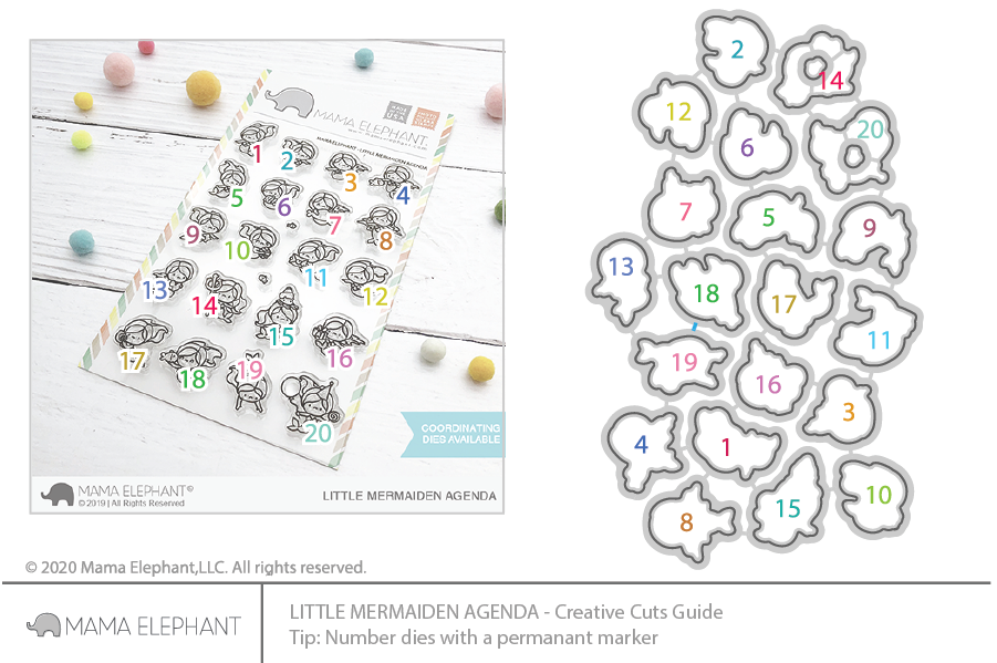 Little Mermaiden Agenda Creative Cuts