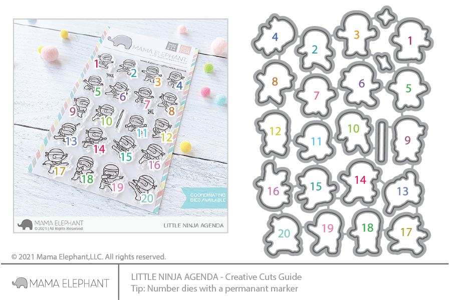 Little Ninja Agenda - Creative Cuts