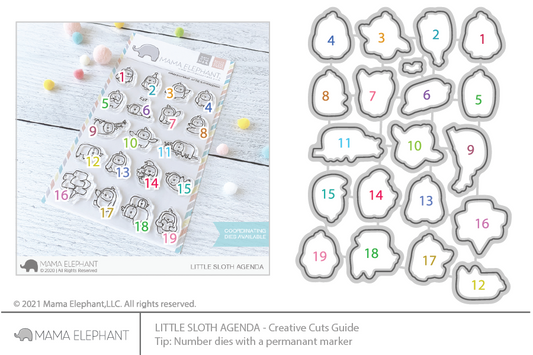 Little Sloth Agenda - Creative Cuts