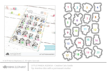 Little Panda Agenda Creative Cuts
