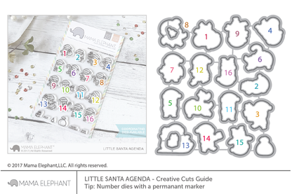 Little Santa Agenda - Creative Cuts
