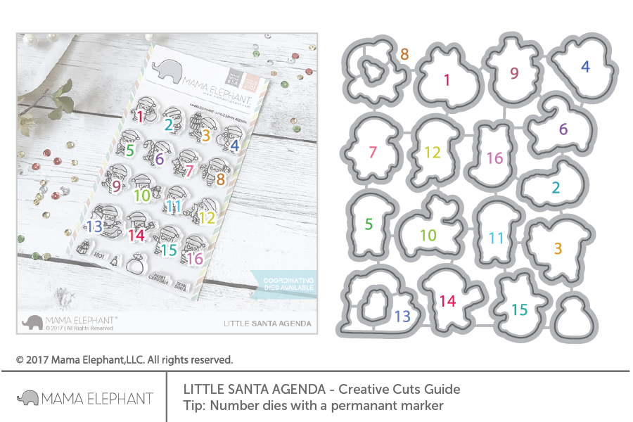 Little Santa Agenda - Creative Cuts