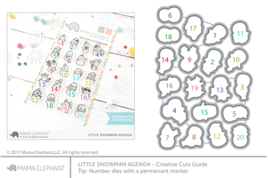 Little Snowman Agenda - Creative Cuts