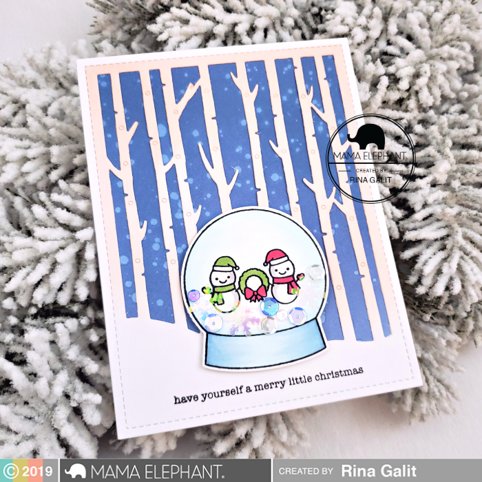 Snow Globe Bitties Creative Cuts