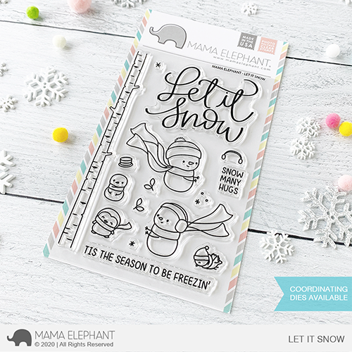 Honey Bee Clear Stamps Let It Snow