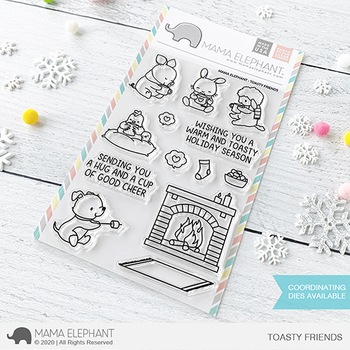 Holiday Friends Stamps & Dies Set