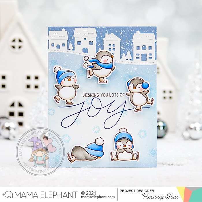 Penguins Go Skating - Creative Cuts