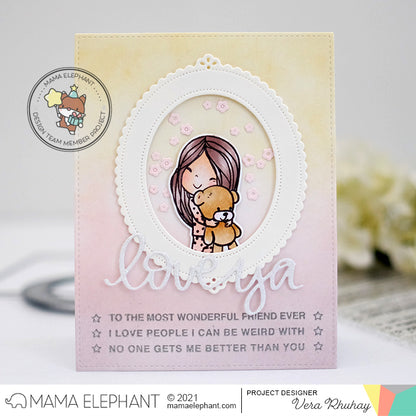 Oval Deco Frame - Creative Cuts